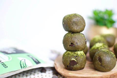 Paleo Matcha Brownie Bites