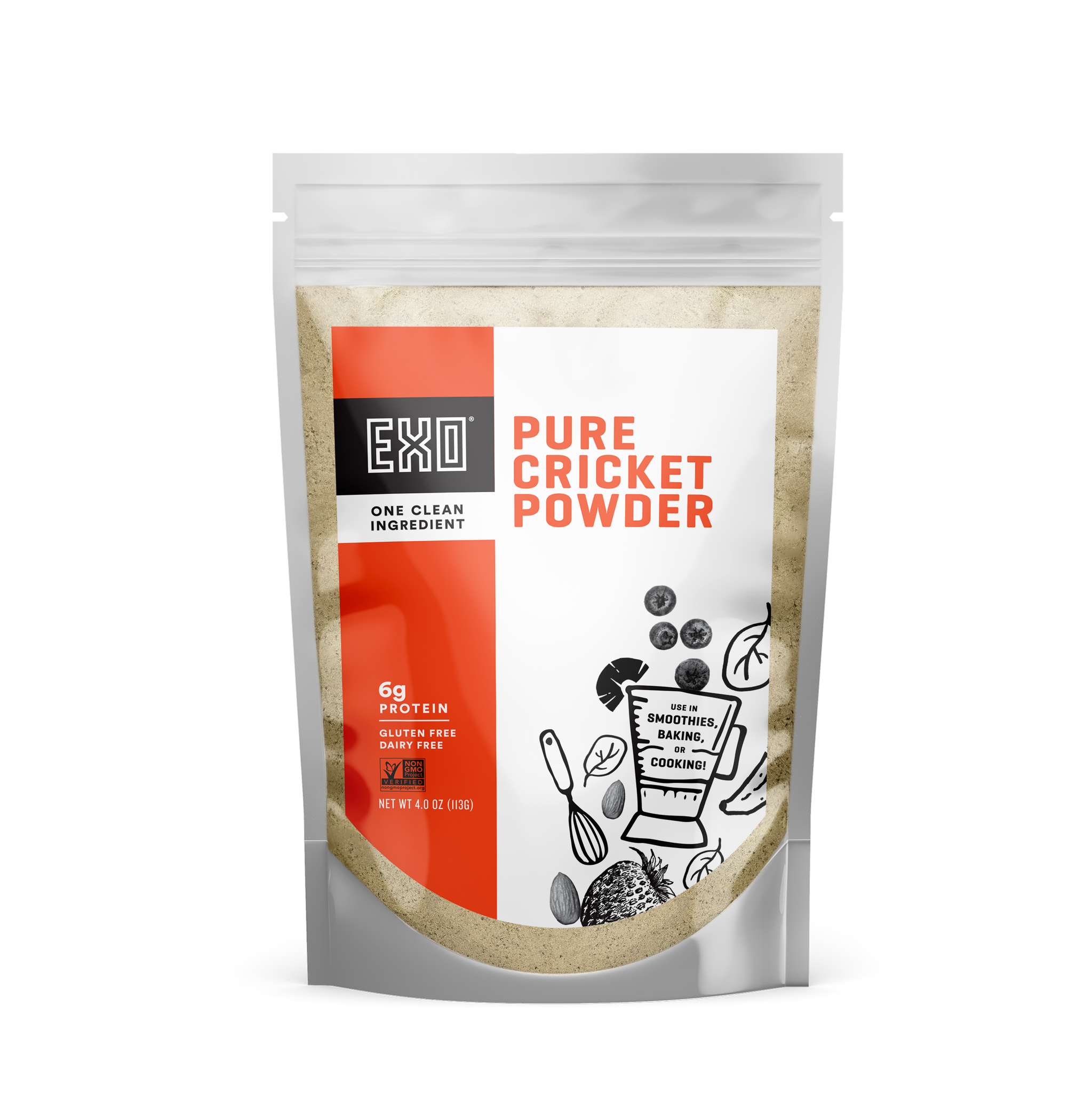 Acheta (Cricket) Powder - 1/4 Pound -