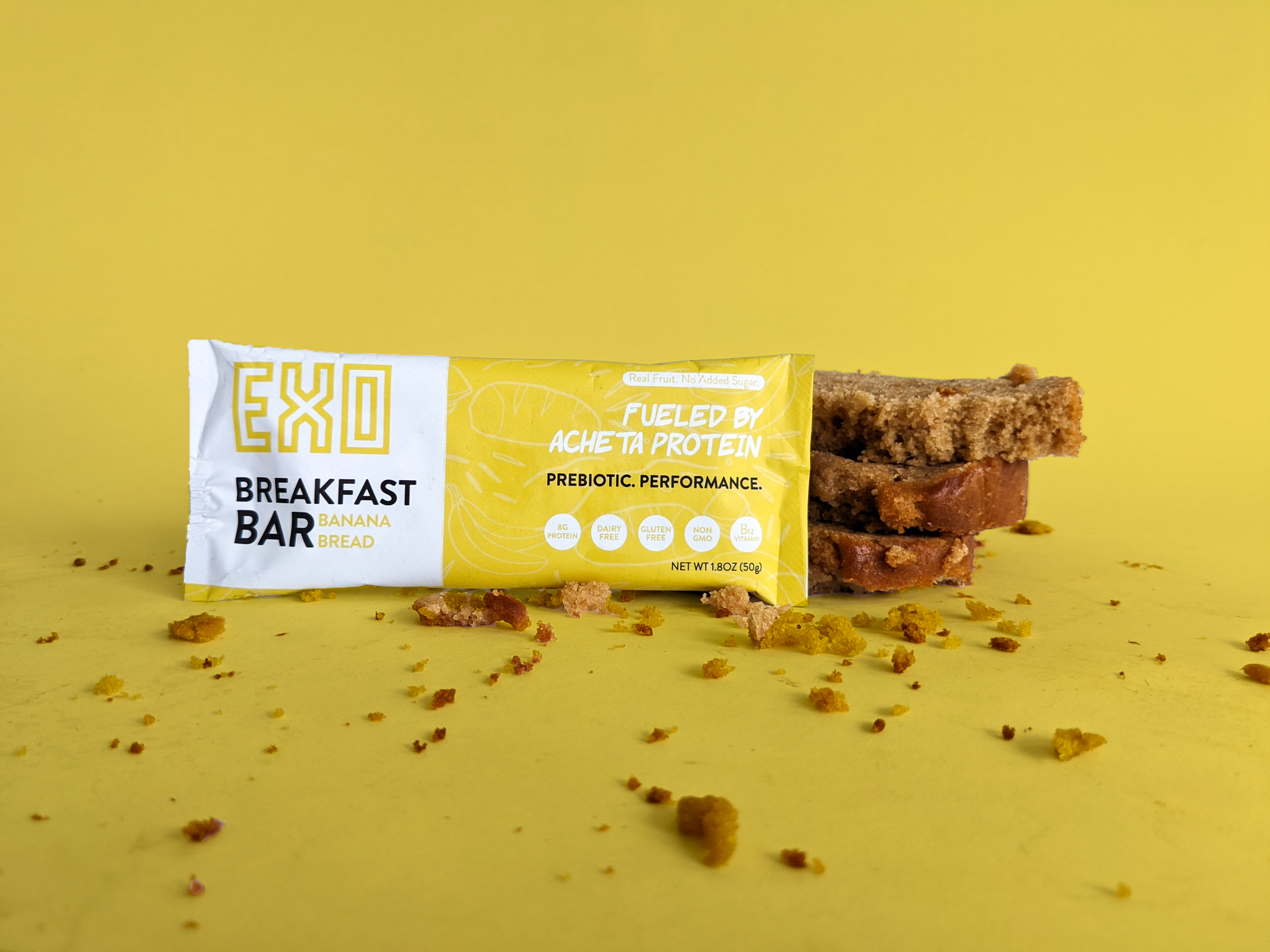 Banana Bread Breakfast Bars -