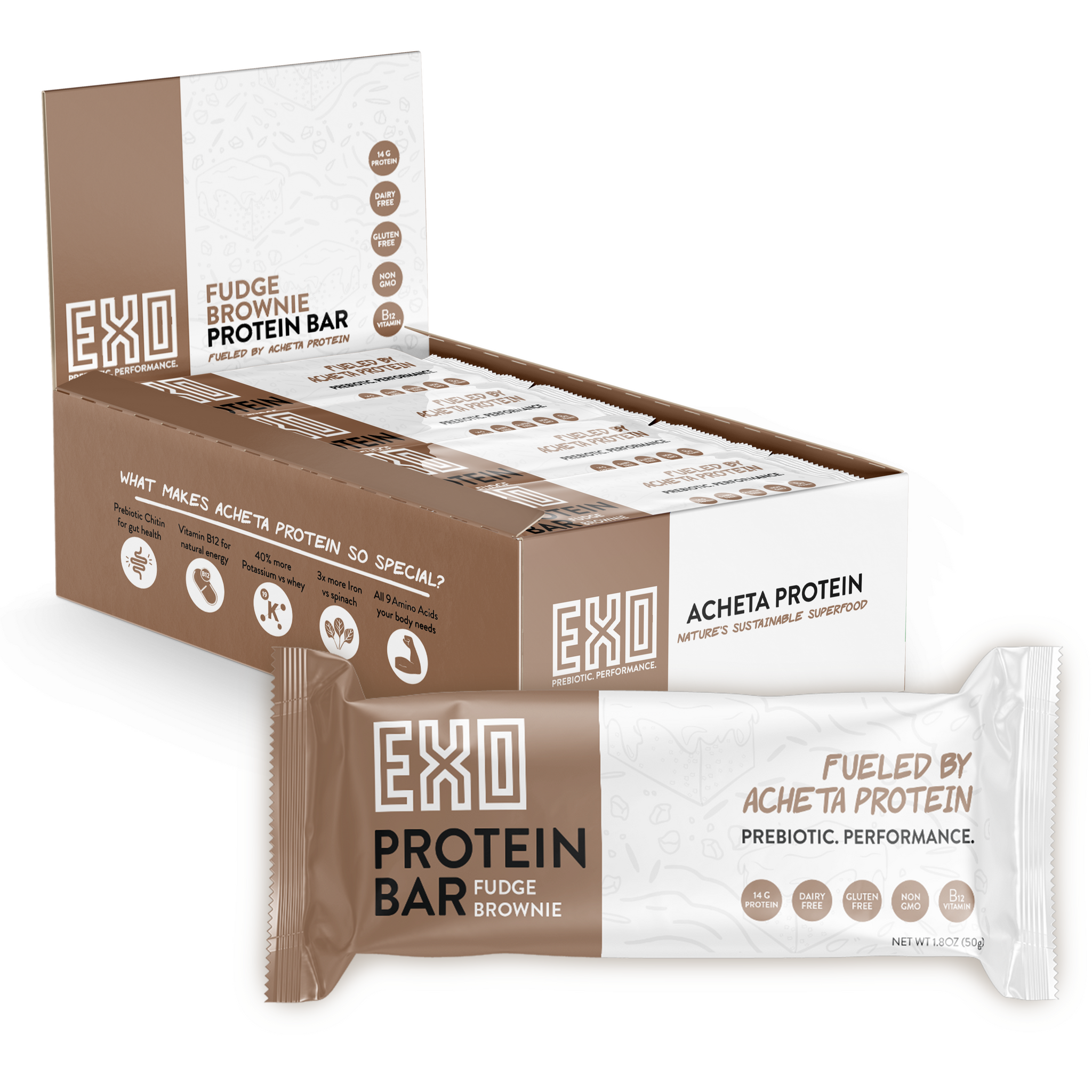 Chocolate Fudge Brownie Protein Bars -