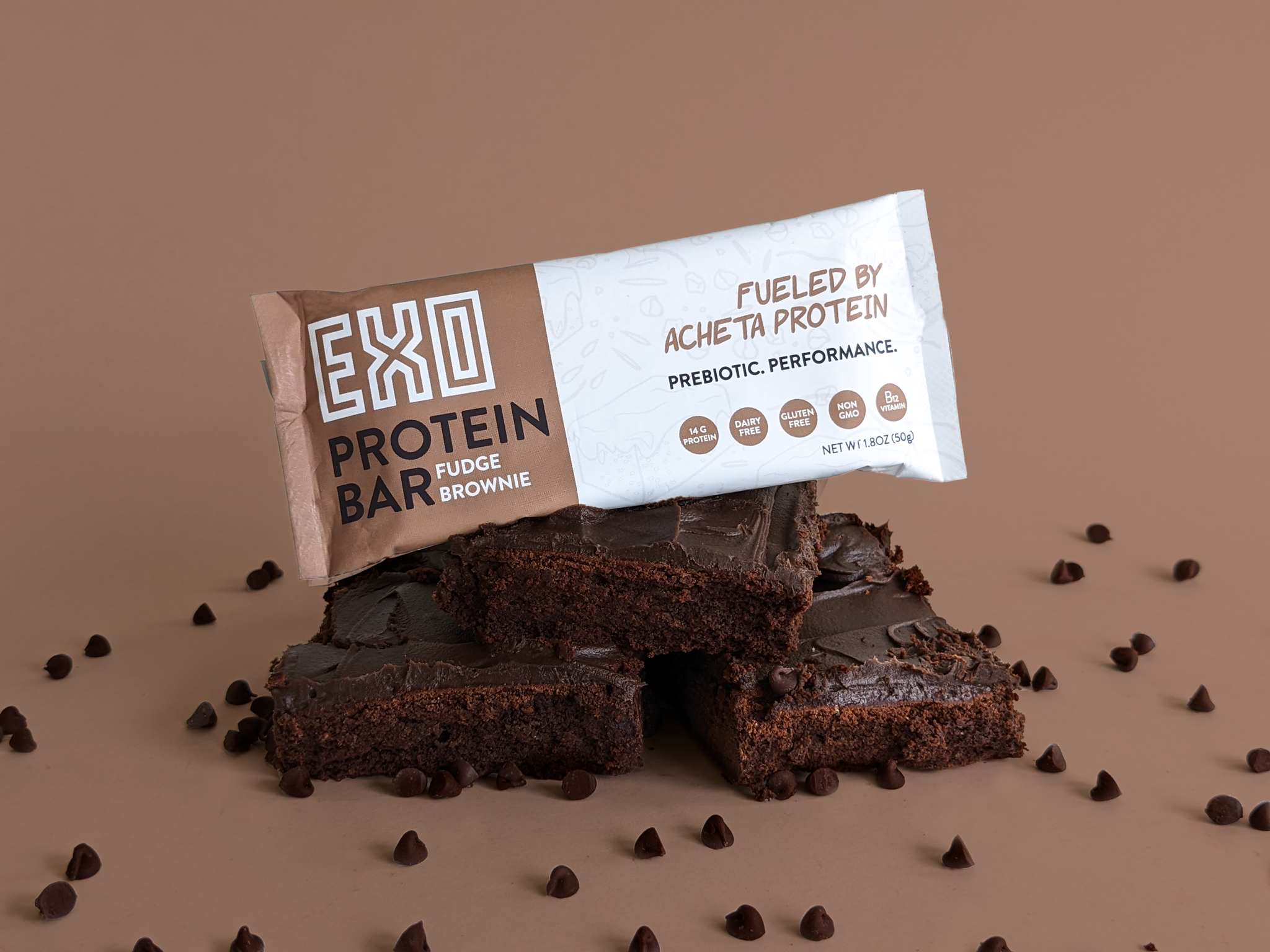 Chocolate Fudge Brownie Protein Bars -
