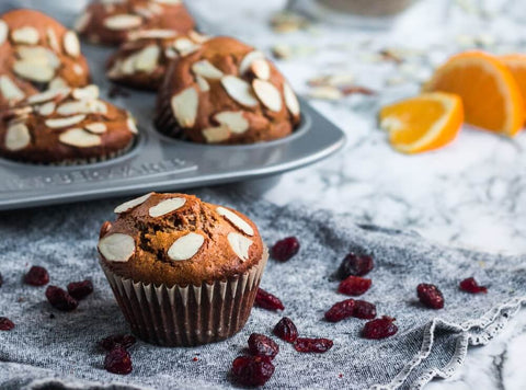 Paleo Orange Cranberry Muffins