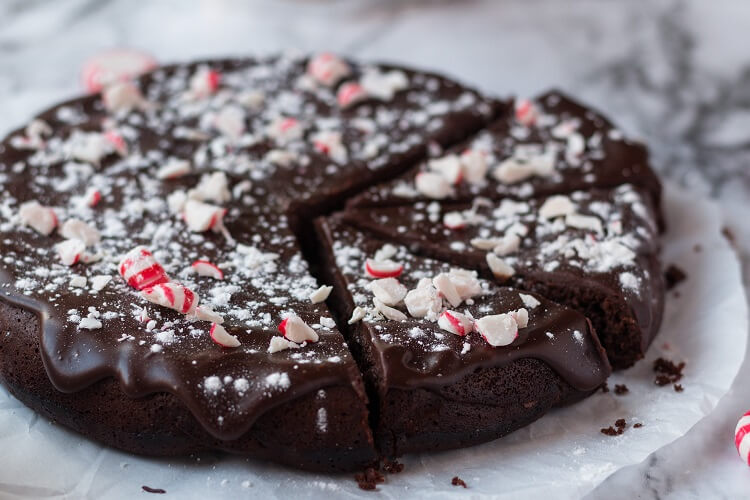 Peppermint Chocolate Cake