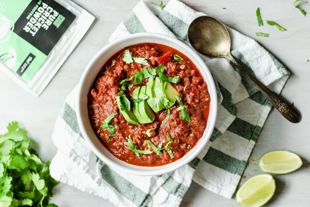 Easy Chipotle Chili Recipe with Cricket Powder