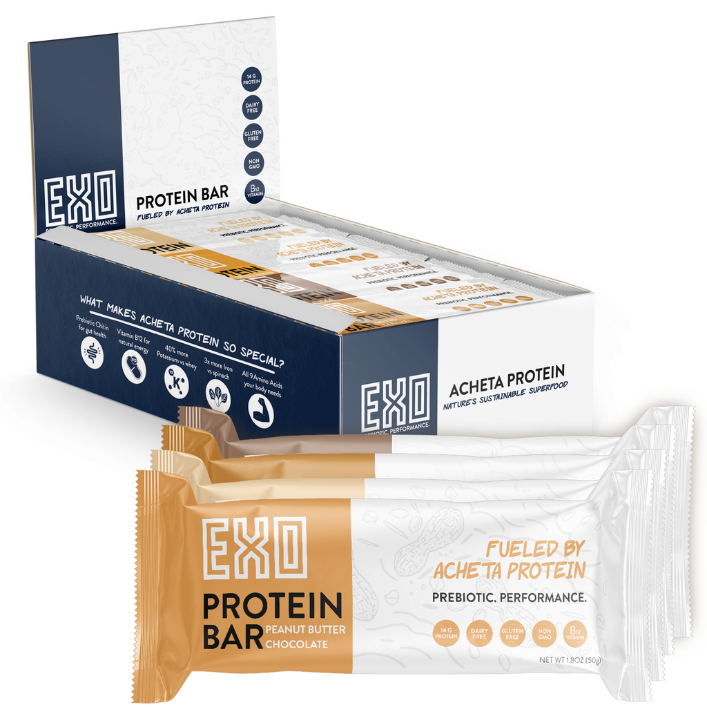 Prebiotic Protein Bars | Variety 12-Pack Box | Dairy-Free | EXO